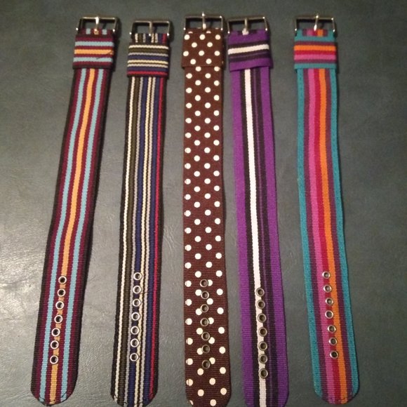 Multicolored Wrist and Watch Bands ( 5 pack set) - Picture 2 of 5